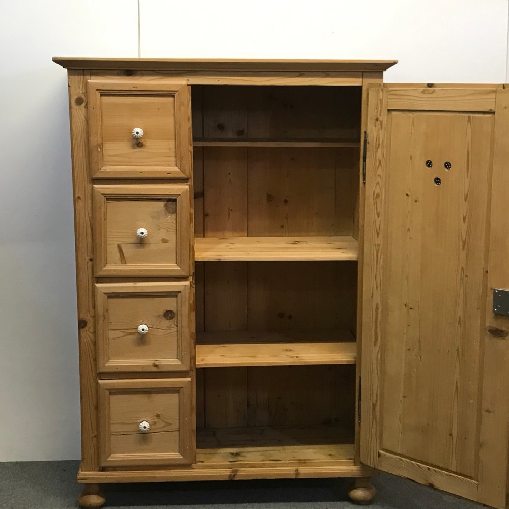 ANTIQUE PINE LARDER CUPBOARD View V