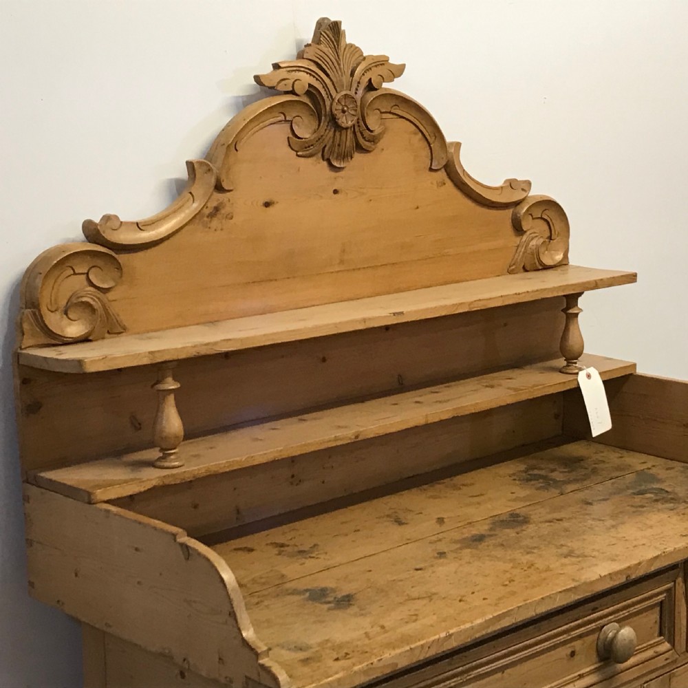 Old Victorian Yorkshire Pine Dresser View IV