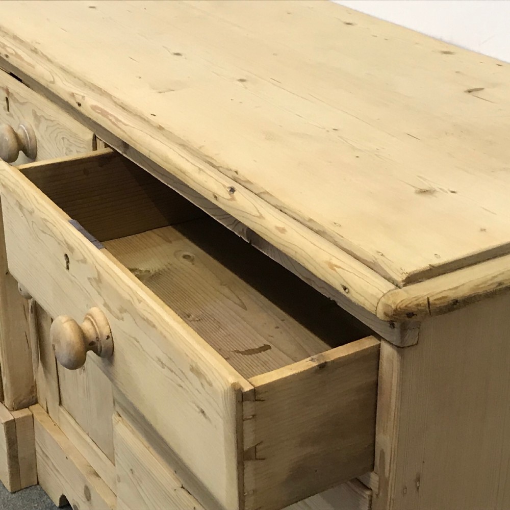 ANTIQUE LANCASHIRE FARMHOUSE PINE SIDEBOARD View IV