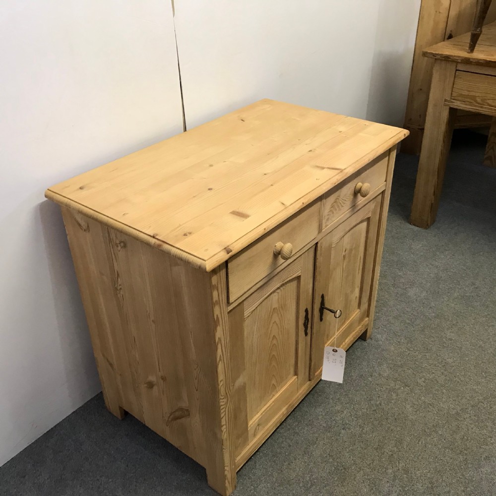 ANTIQUE PINE BEDSIDE CUPBOARD View IV