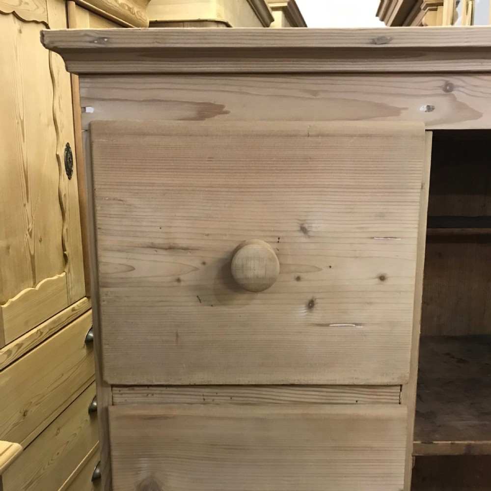 ANTIQUE PINE FOOD LARDER CUPBOARD View VII