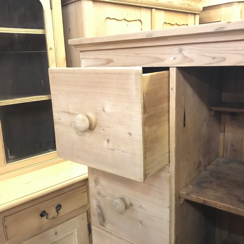 ANTIQUE PINE FOOD LARDER CUPBOARD View VIII