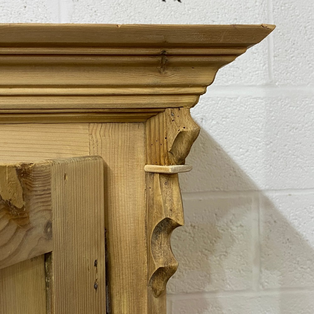 ANTIQUE PINE PORTABLE CAMPAIGN CUPBOARD   View VI