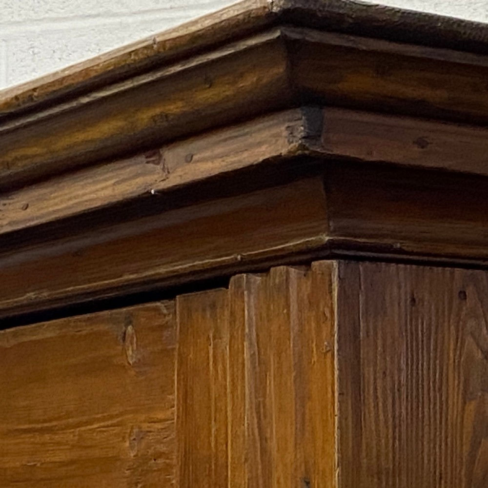 Stunning Very Early Antique Pine Wardrobe  View VI