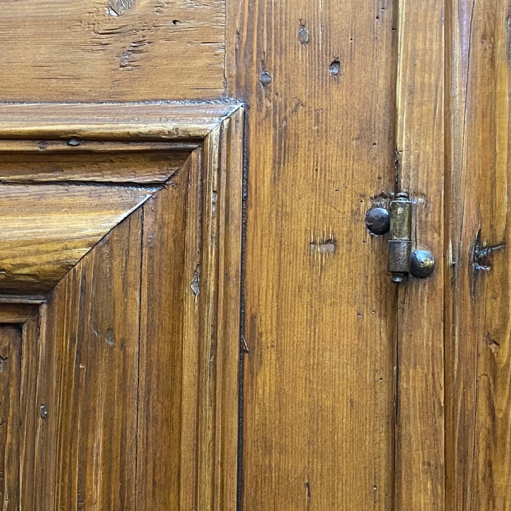 Stunning Very Early Antique Pine Wardrobe  View XV