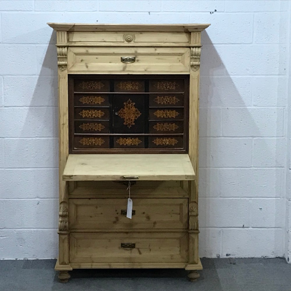 Antique Pine Secretaire View II