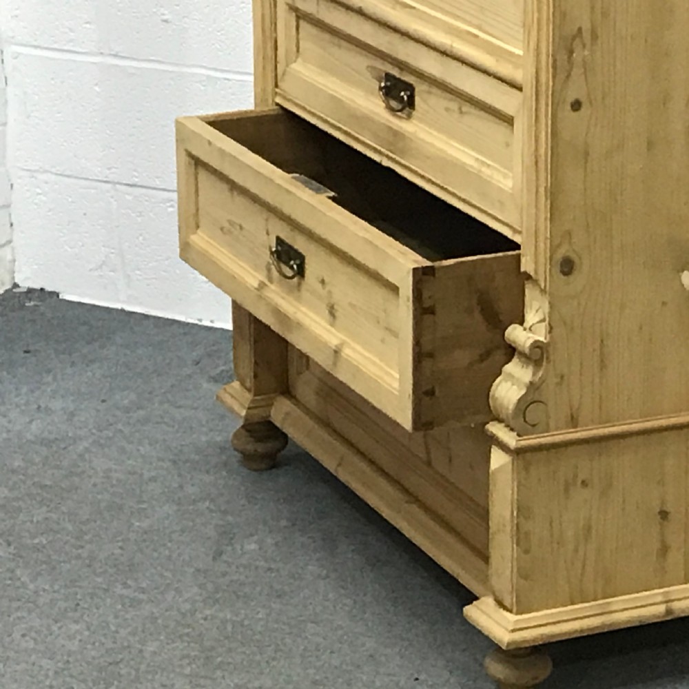 Antique Pine Secretaire View VI