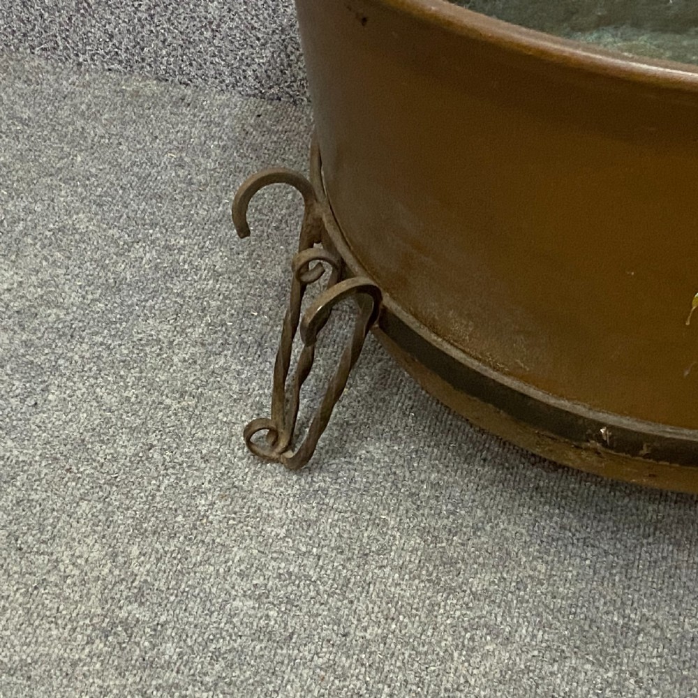 Antique Copper Cauldron View III