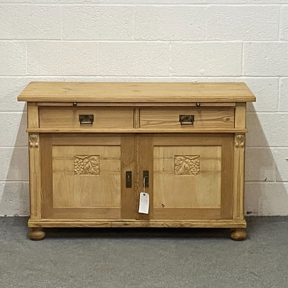 Attractive Large Old Pine Dresser Base