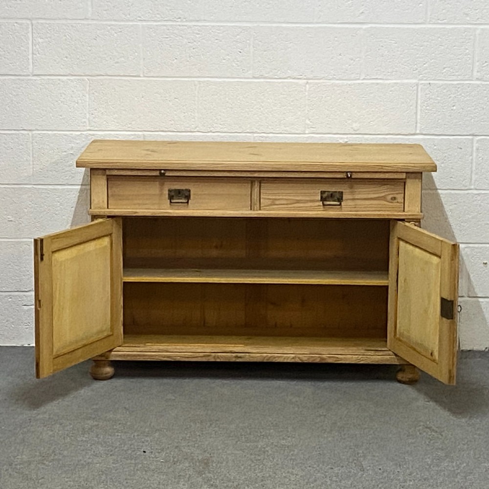 Attractive Large Old Pine Dresser Base View II