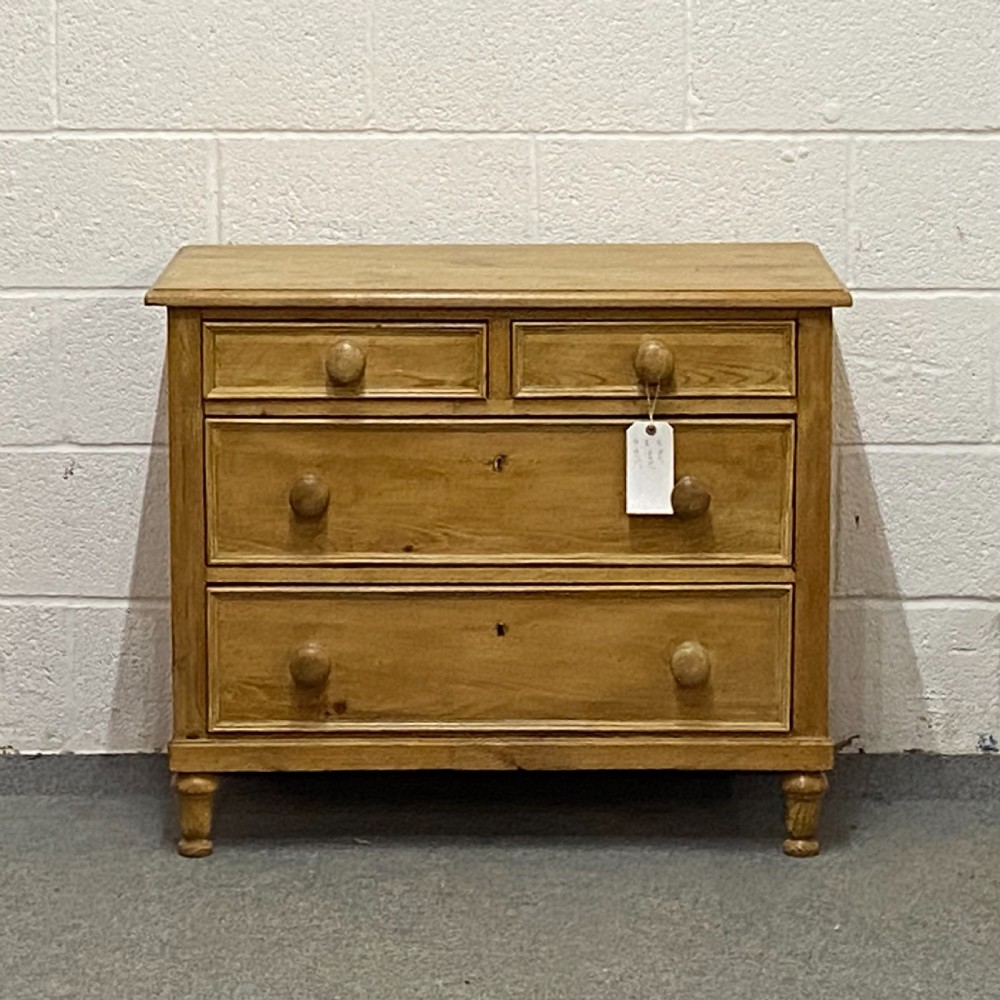 Small Old Pine Chest Of Drawers