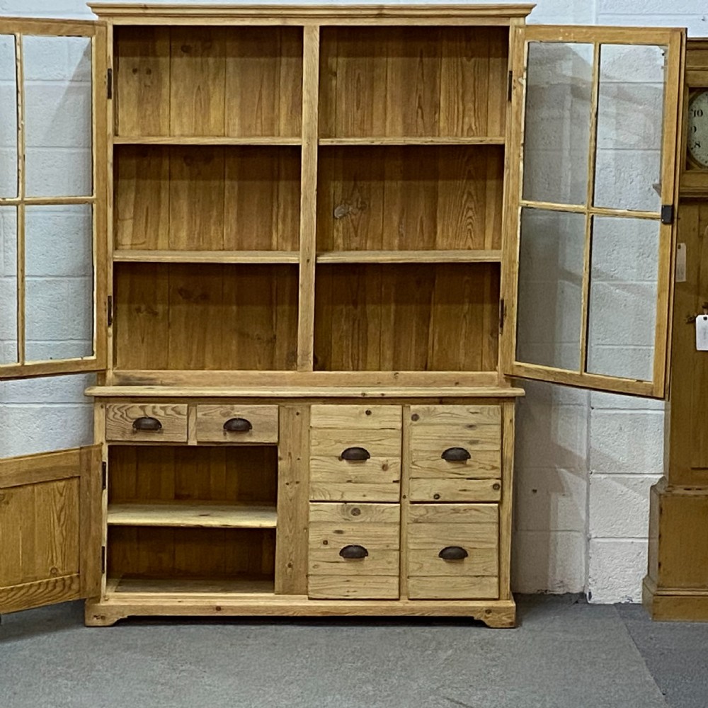 OLD ENGLISH PINE SHOP DISPLAY DRESSER View II