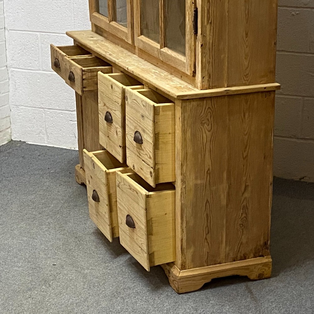 OLD ENGLISH PINE SHOP DISPLAY DRESSER View IV