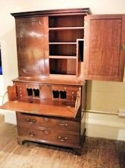George III Secretaire Bookcase