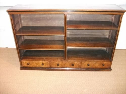Victorian Open Bookcase