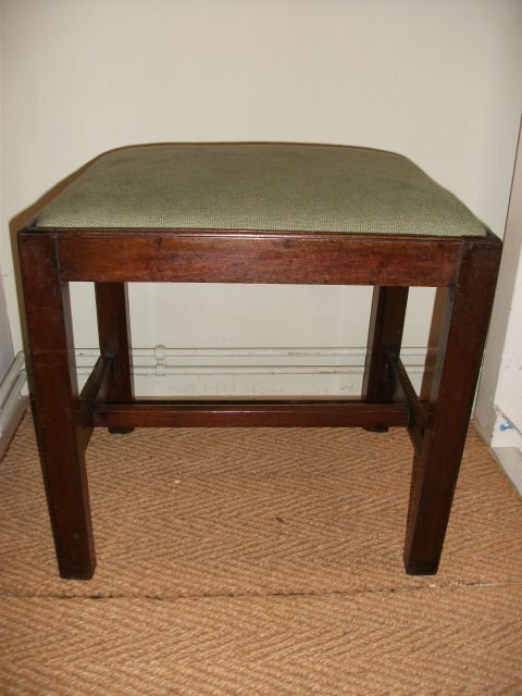 George III Mahogany Stool