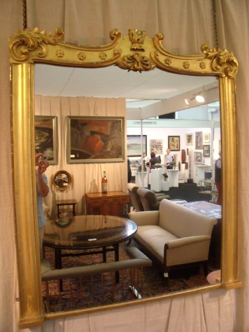 William IV Overmantle Mirror