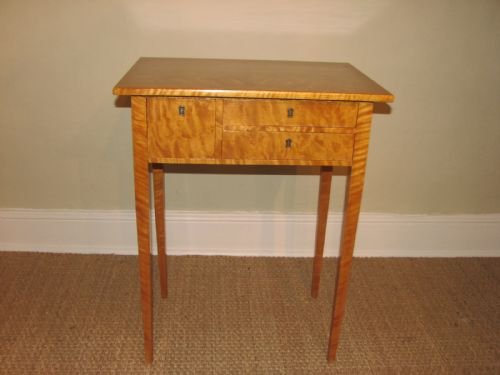 Swedish Birchwood Side Table