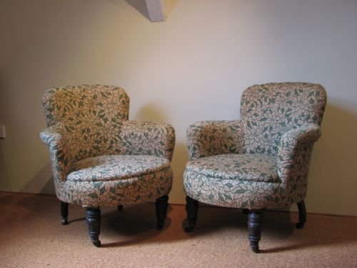 Pair of Victorian Tub Chairs