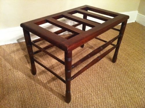 An Aesthetic Movement Walnut Luggage Stand C1880. 

An Aesthetic Movement Walnut Luggage Stand C1880. 

An Aesthetic Movement Walnut Luggage Stand C1880. 

An Aesthetic Movement Walnut Luggage Stand C1880