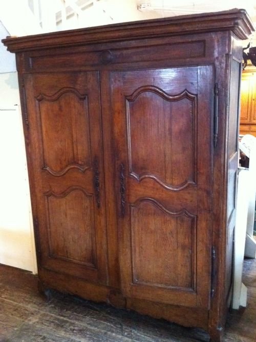 An 18th Century French Normandy Chestnut Armoire C1780. 

