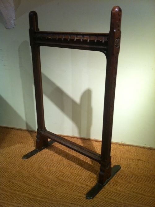 A Rare Gothic Oak Screen Designed by Pugin and Made by Gillow C 1836-8