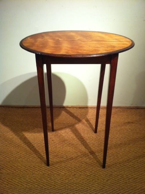 A George 111 Satinwood Oval Table C1790