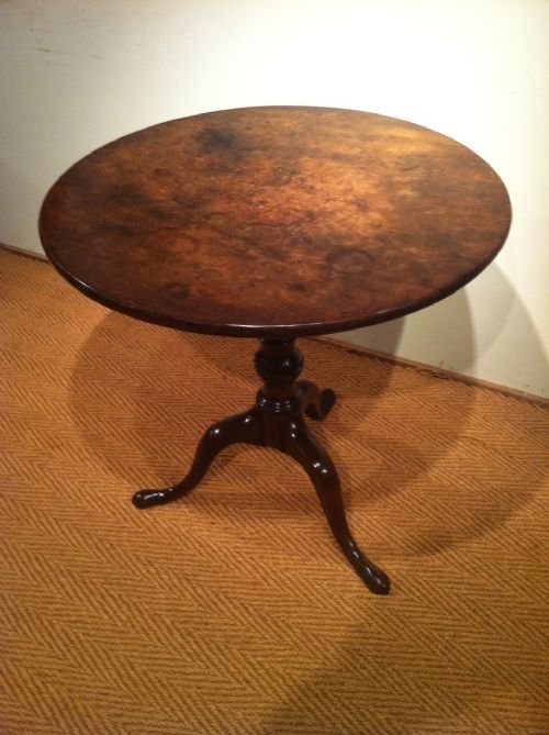 A George 111 Mahogany Carved Tripod Table C1770