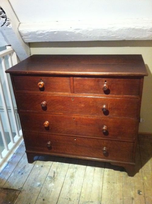 A William IV Oak Chest of Drawers C 1835