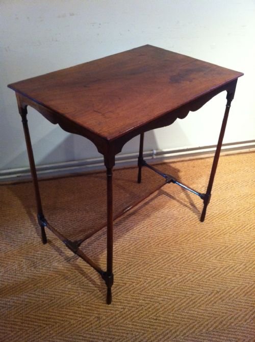 A George 111 Mahogany Spider Leg Rectangular Table C 1790 


