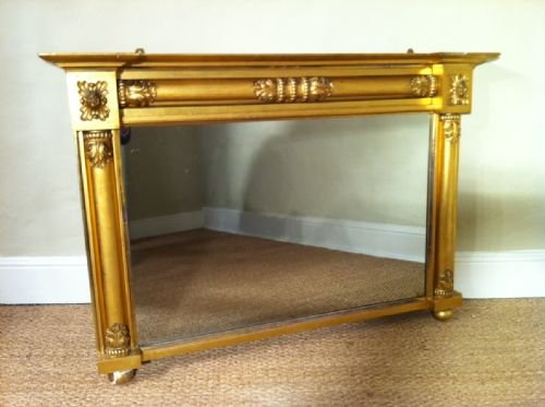 A George IV Giltwood Overmantle Mirror C1830