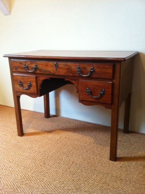 A George 111 Mahogany Dressing Table or Lowboy C1780