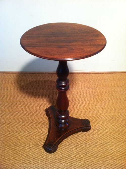 A Late Georgian West Country Mahogany and Painted Pedestal Table C 1830
