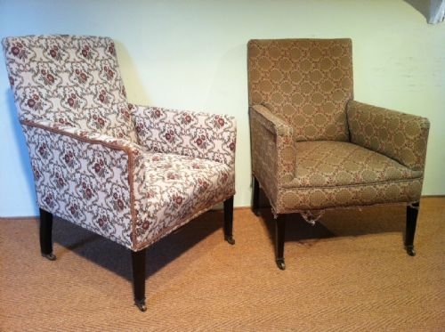 A Pair of Edwardian Armchairs C 1910