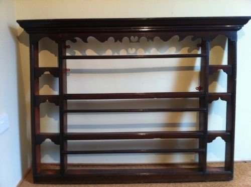 An 18th C Oak Yorkshire Delft or Dresser Rack C 1780
