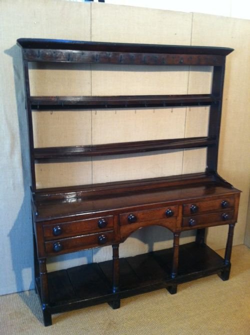 A Late 18 Century Oak South Wales Potboard Dresser C1800