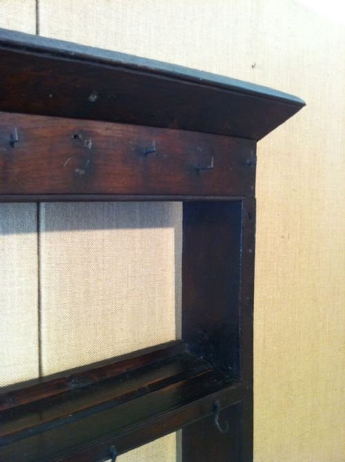 fig 2. A late 18 Century oak South Wales potboard dresser C1800
