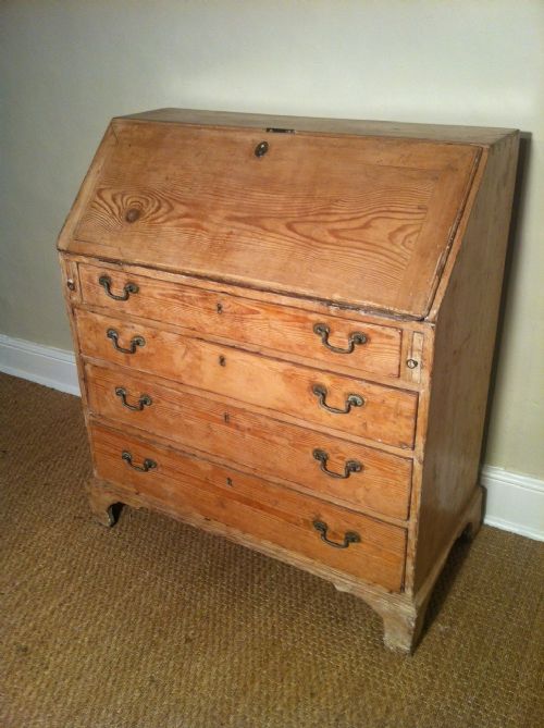 fig 1. A George 111 pine bureau c1800
