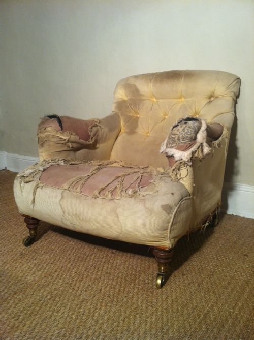 A Howard and Sons Bridgwater Armchair C1890