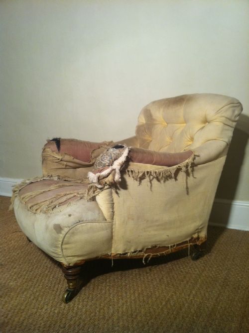 fig 1. A Howard and Sons Bridgwater armchair c1890