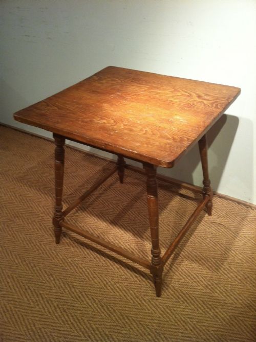 An Aesthetic Movement Pine Table C 1880