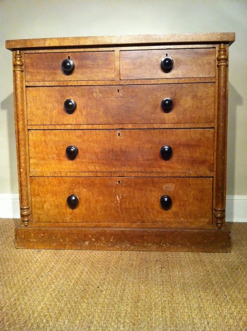 A Cornish Painted Pine Chest of Drawers C 1850