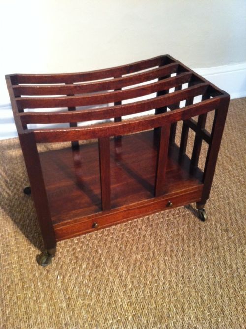 A Late Regency Mahogany Canterbury C 1830