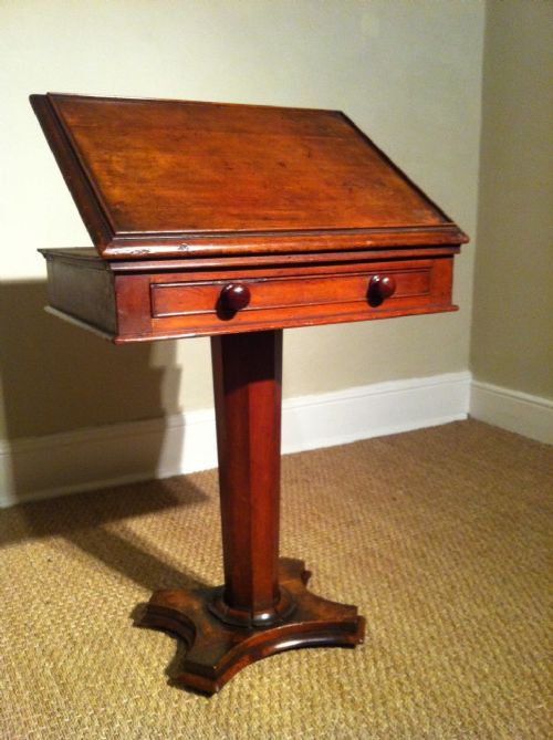 A Victorian Cedar Reading Table C 1850