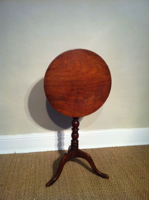 A Mid 19th C Mahogany Tripod Table C 1840