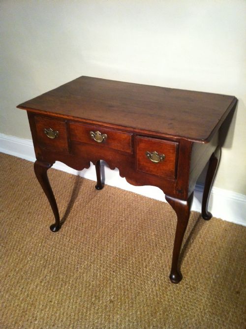 An Early George 111 Oak Lowboy C 1760