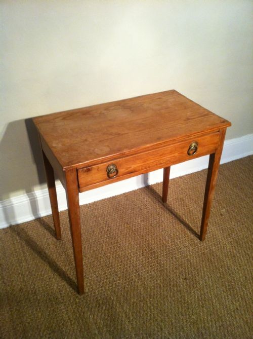 A Late Regency Pine Side Table C 1830