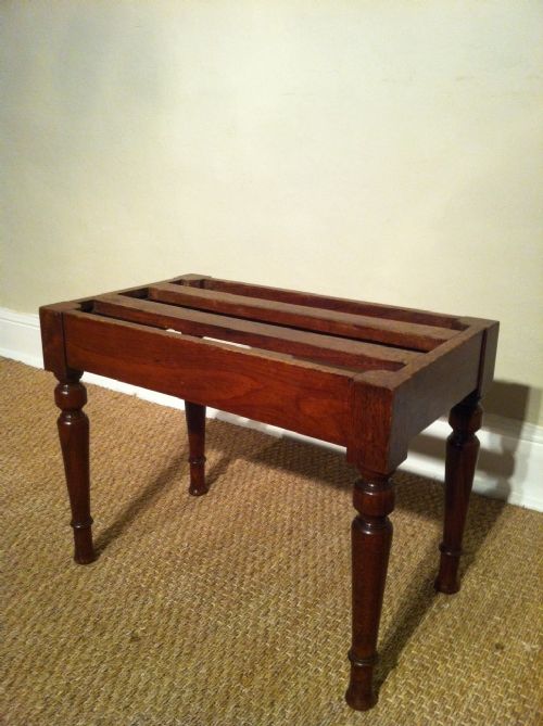 A Victorian Mahogany Luggage Rack C 1890