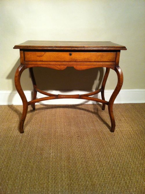 fig 1. A Victorian oak centre table c 1870