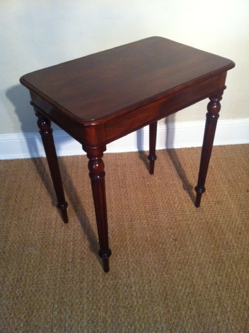A Victorian Mahogany Lamp Table C 1870